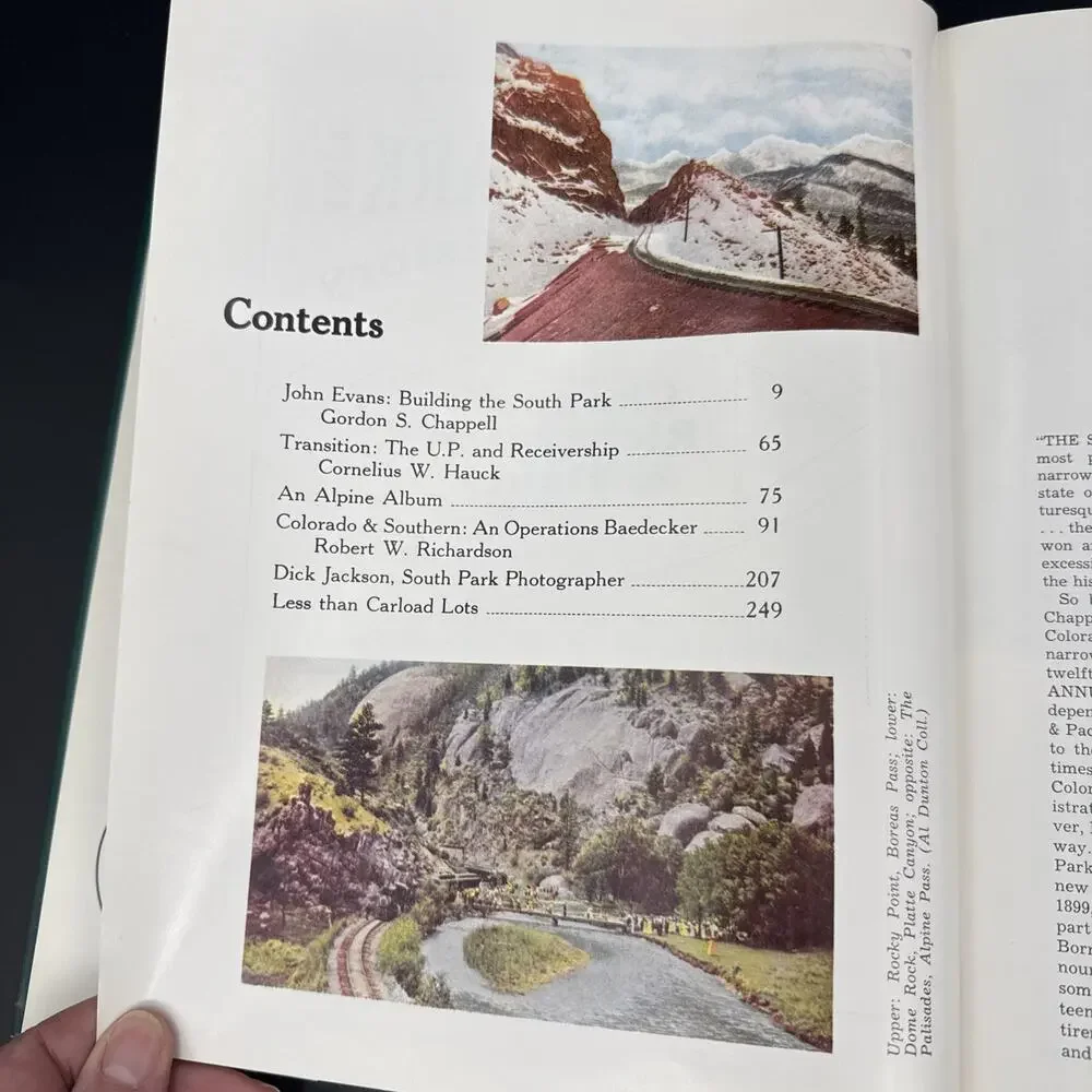 The South Park Line A Concise History, Colorado Rail Annual No. 12